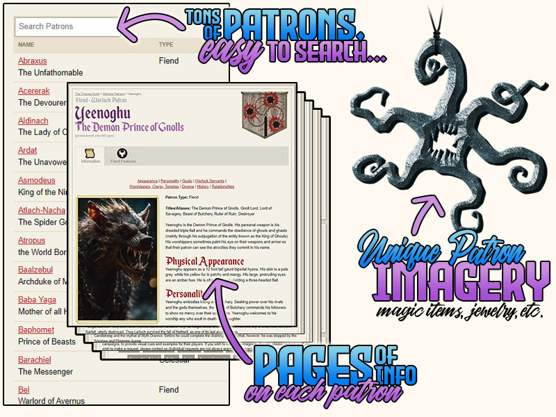 Warlock Patrons Screen Shots